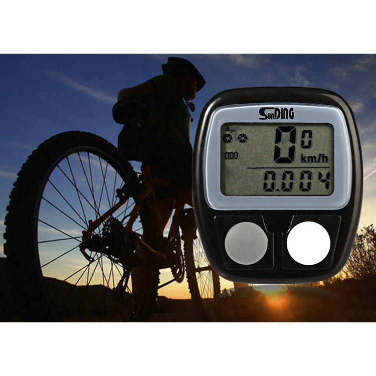SUNDING SD-536 14 Functions Waterproof Cycling Computer with LCD Display-4