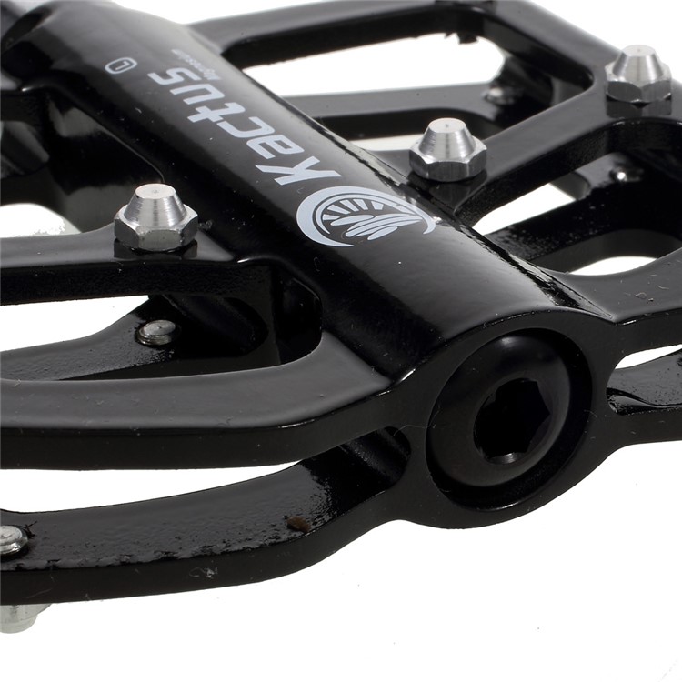 1 Pair of KACTUS Magnesium Alloy CNC MTB Bicycle Pedals with CRMO Steel Axle - Black-5