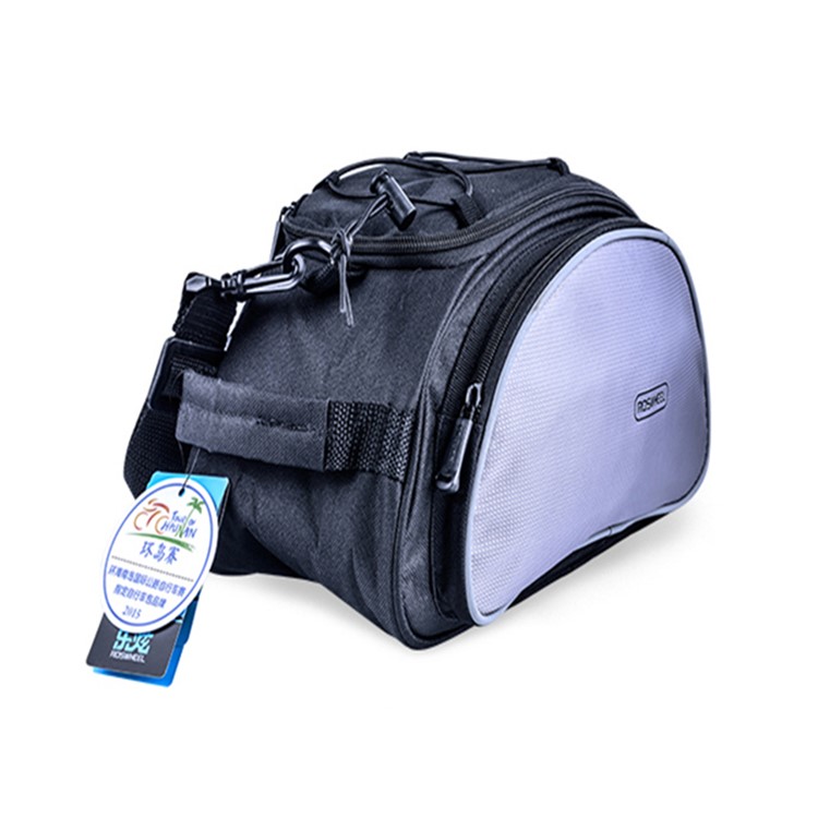 Outdoor 13L Multi-function Bike Rear Rack Bag Cycling Shelf Pocket Pack - Black-1