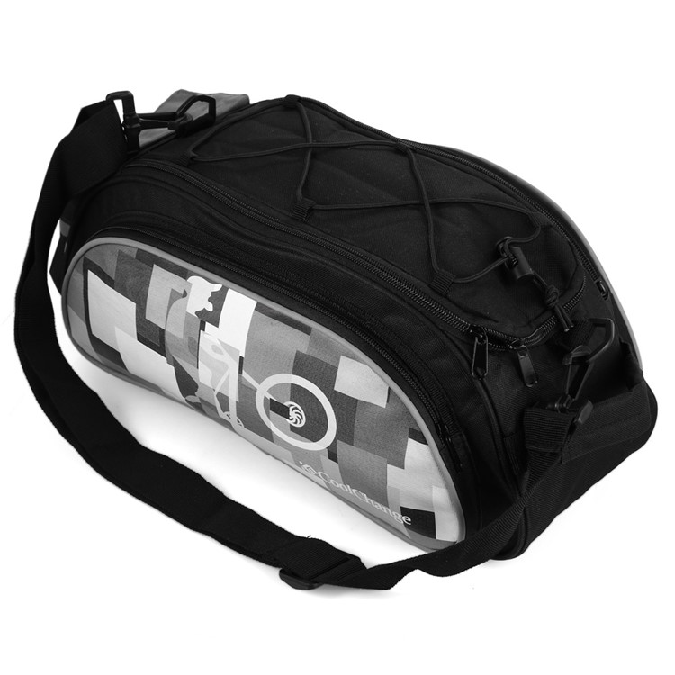 COOLCHANGE Unisex Multi-functional Bicycle Rear Bag Pack Shoulder Handbag Bag - White-1