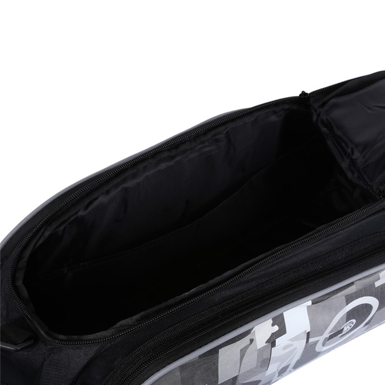 COOLCHANGE Unisex Multi-functional Bicycle Rear Bag Pack Shoulder Handbag Bag - White-5