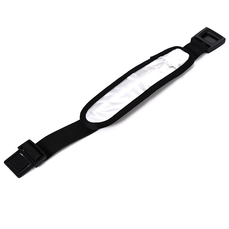 Outdoor Cycling LED Safety PVC Reflective Waterproof Sports Armband Belt - White-3