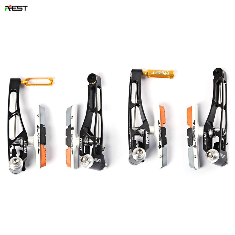 AEST 2 Pair Solid Bicycle Rim Brake Outdoor Cycling Equipment - Black-2