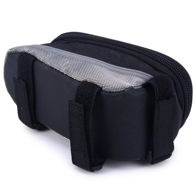 Roswheel 12496 Bicycle Handlebar Mounted Bag with Touch Screen - Grey-2
