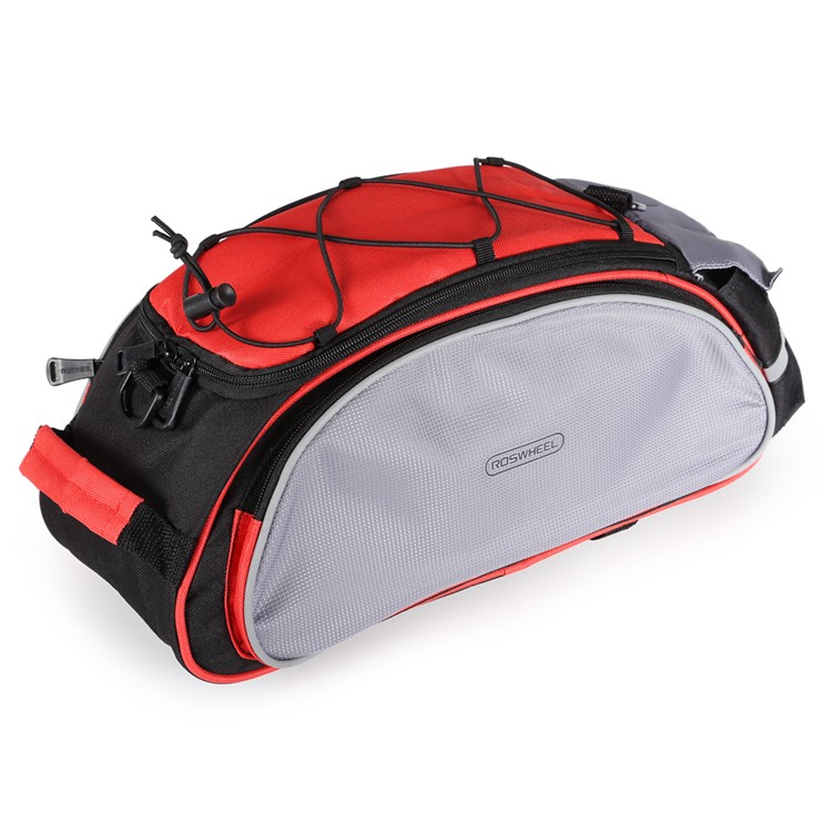 ROSWHEEL D14541 Outdoor 13L Bike Rear Seat Bag Shoulder Bag - Red-1