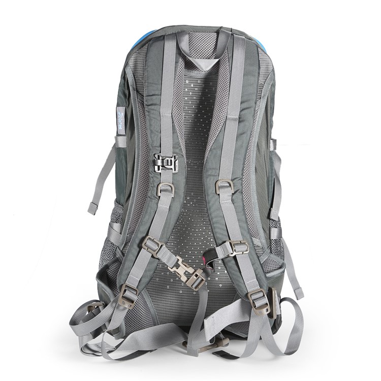 HASKY 9105 Outdoor Hiking 45L Nylon Waterproof Trekking Backpack with Rain Cover - Grey-3