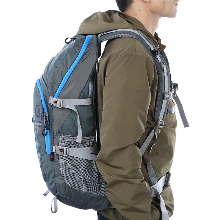 HASKY 9105 Outdoor Hiking 45L Nylon Waterproof Trekking Backpack with Rain Cover - Grey-5