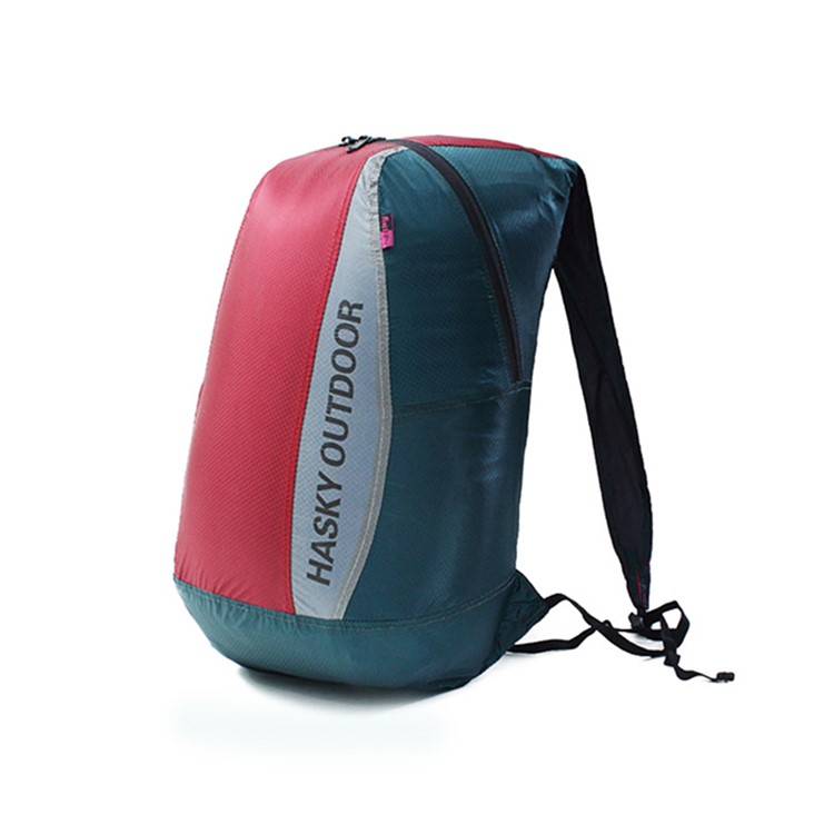 HASKY 2492 Foldable Compact Ultra-light Nylon 20L Backpack for Men and Women - Red-1