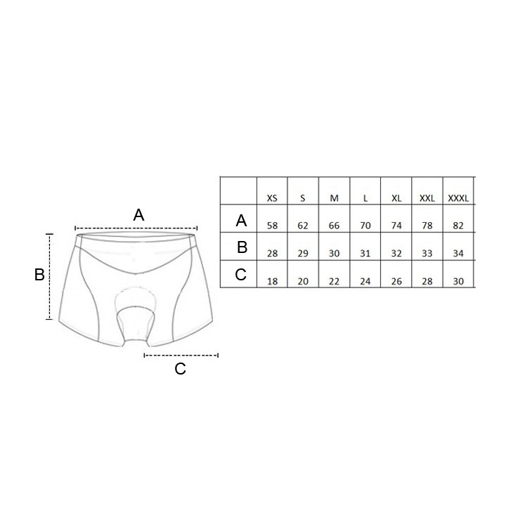 Men's 3D Padded Bicycle Cycling Underwear Shorts - Black + Blue, Size: L-6