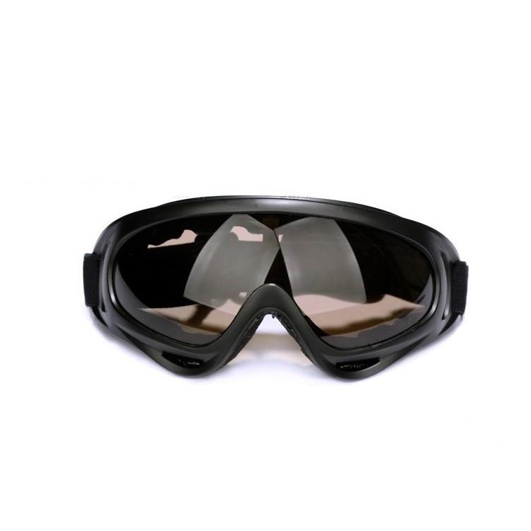 Windproof Dustproof Outdoor Cycling Glasses CS Army Tactical Military Goggle - Brown-1