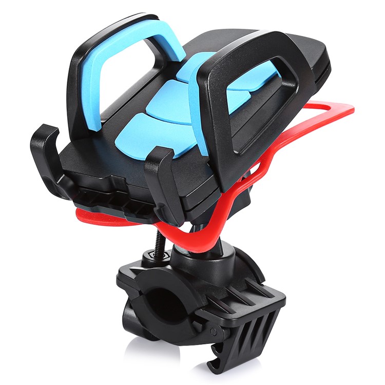 Bicycle Handlebar Rotary Phone Holder Mount for iPhone 7/Samsung S8, Clamp Width: 6-9cm - Blue-2