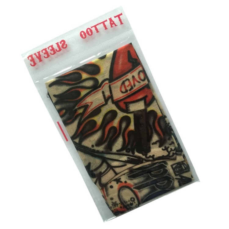 1 Pair Tattoo Sport Cycling Sun Protective UV Cover Arm Sleeves - TS-08-4