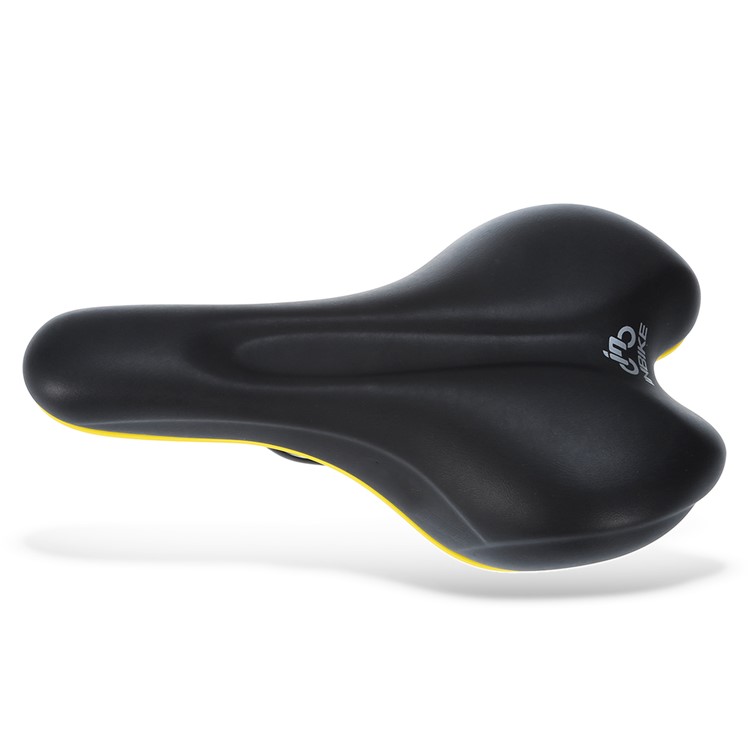 INBIKE Retro Style Mountain Bike Saddle Bicycle Back Seat with Ergonomic EVA Cushion - Black-2