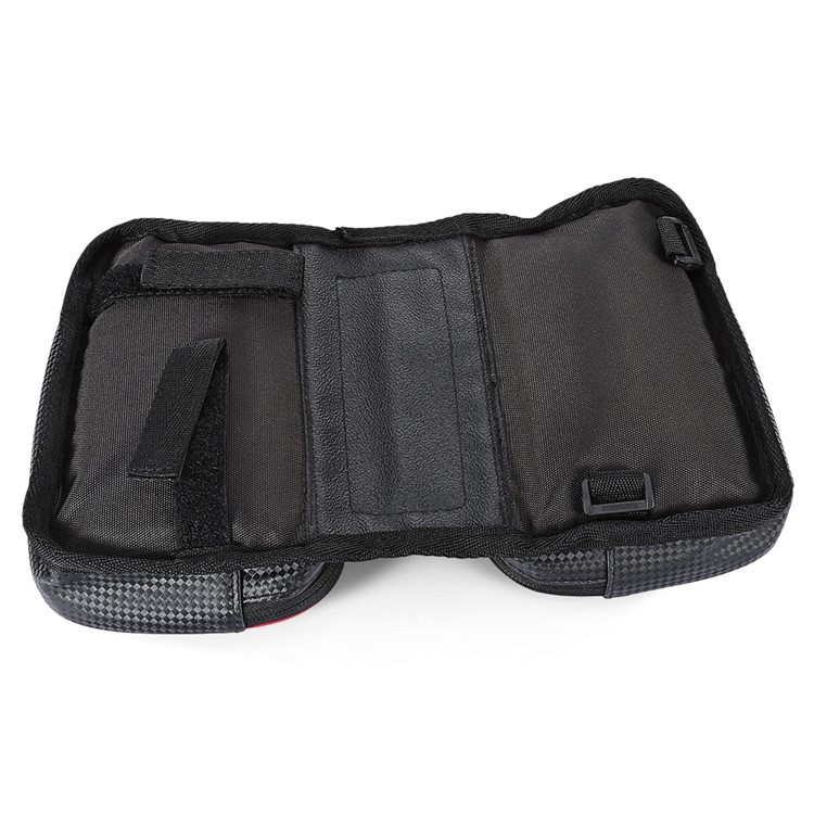 B-SOUL 1.5L Water-resistant Bike Pack Bicycle Front Tube Bag with Detachable 6.2 inch Phone Pouch - Red-7