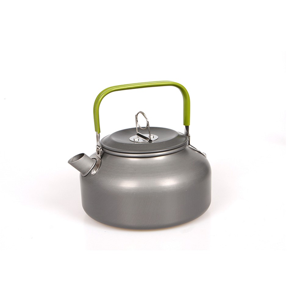 HALIN Outdoor Camping Picnic Pot + Pan + Teapot Cookware Set for 2-3 People-6