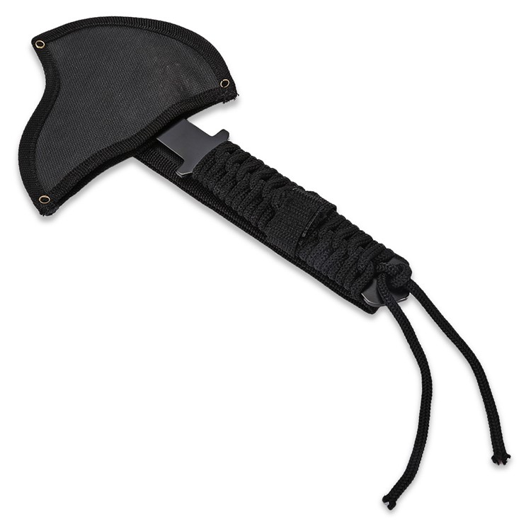 Portable Stainless Steel Axe with Paracord / Sheath-1