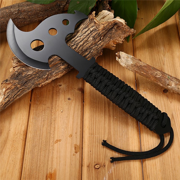 Portable Stainless Steel Axe with Paracord / Sheath-5