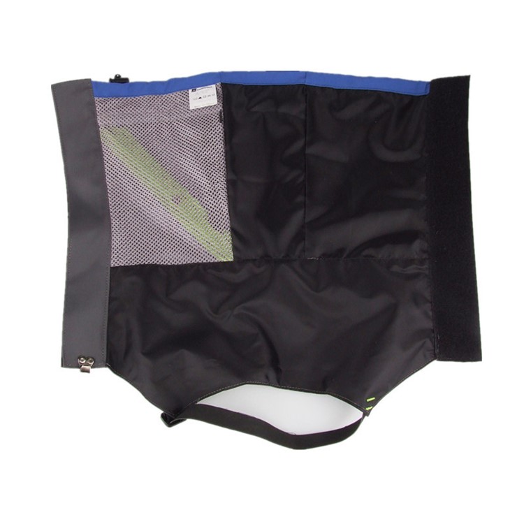 Warm Breathable Waterproof Nylon Snow Legging Gaiters Dual Layer Boot Gaiters - Dark Blue-3
