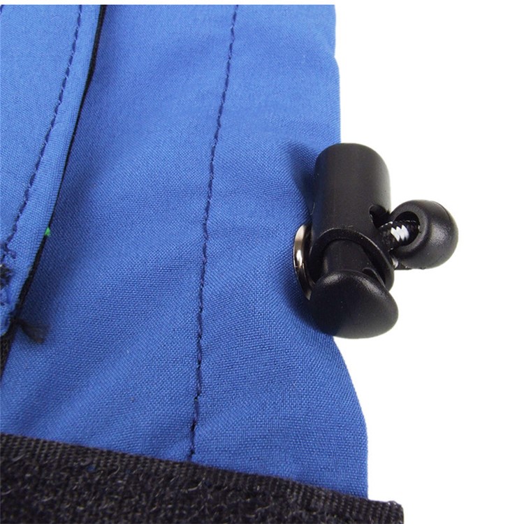 Warm Breathable Waterproof Nylon Snow Legging Gaiters Dual Layer Boot Gaiters - Dark Blue-5