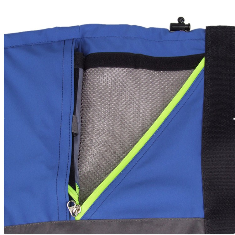 Warm Breathable Waterproof Nylon Snow Legging Gaiters Dual Layer Boot Gaiters - Dark Blue-6
