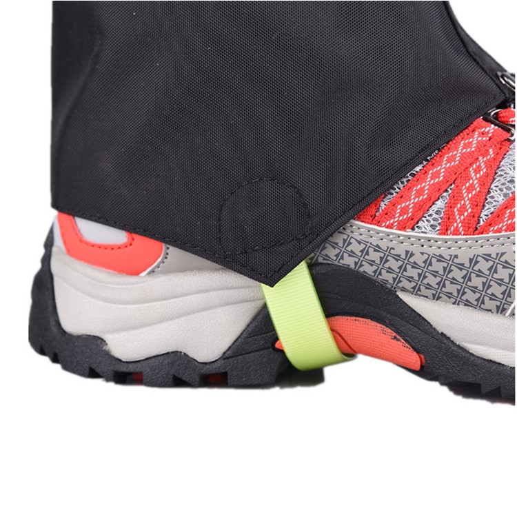 Wearable Waterproof Outdoor Hiking Walking Legging Gaiters Leg Cover Wraps for Kids - Red-10