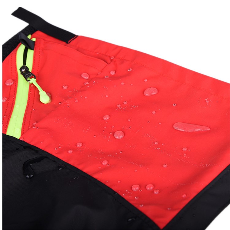 Wearable Waterproof Outdoor Hiking Walking Legging Gaiters Leg Cover Wraps for Kids - Red-13