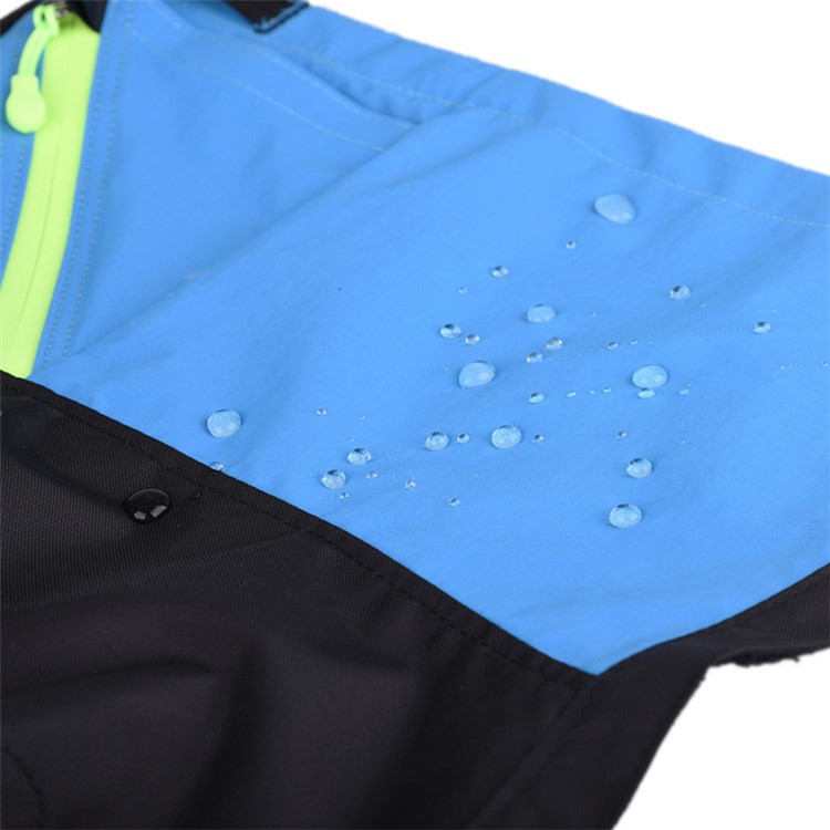 Tear-resistant Outdoor Waterproof Camping Hiking High Leg Gaiters with Velcro for Shoes Size 32-37 - Blue-6