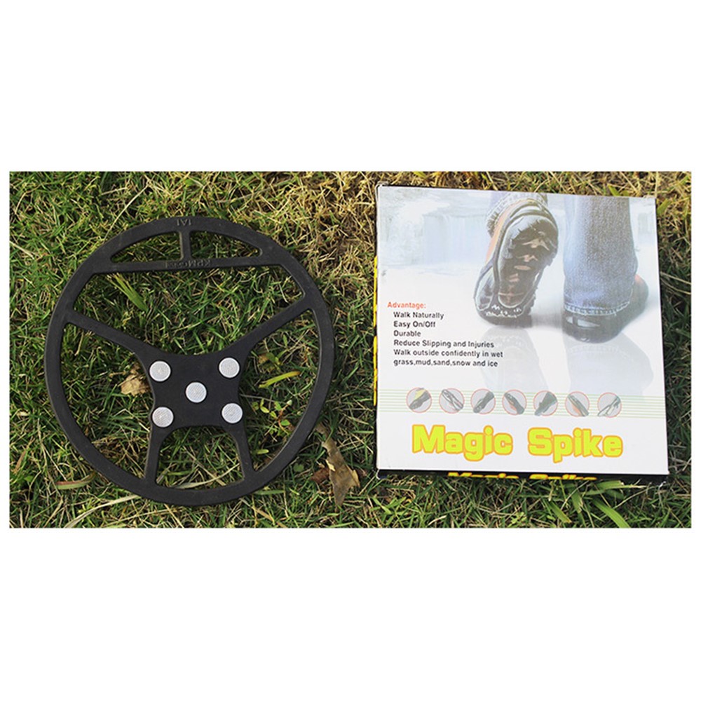 Magic Spike Elastic Rubber Round Five Toothed Crampons Ice Cleats for Outdoor Sports, Walking, Hiking Shoes and Boots-19
