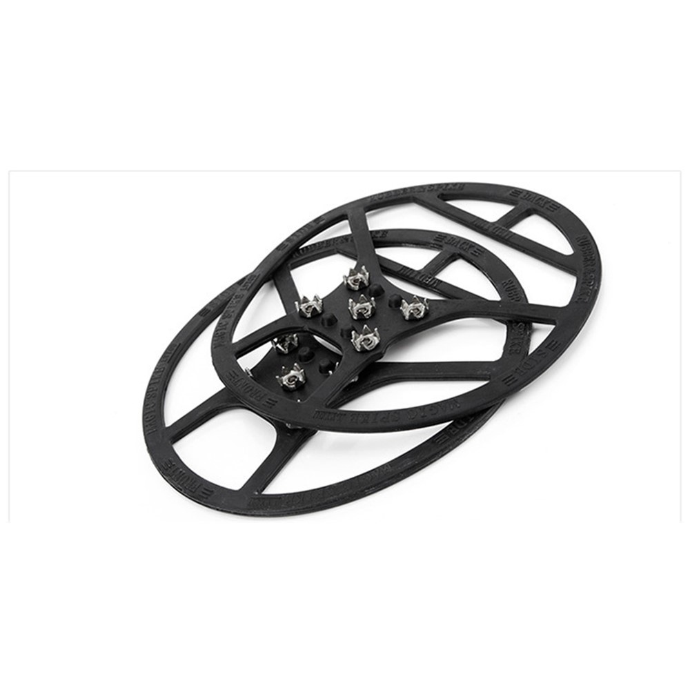 Magic Spike Elastic Rubber Round Five Toothed Crampons Ice Cleats for Outdoor Sports, Walking, Hiking Shoes and Boots-7