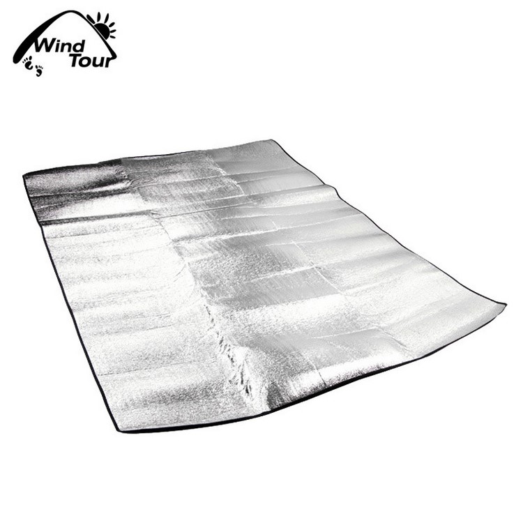 WIND TOUR Outdoor Cushion Waterproof Aluminum Foil Picnic Mat Pad, Size: 200 x 200cm-1