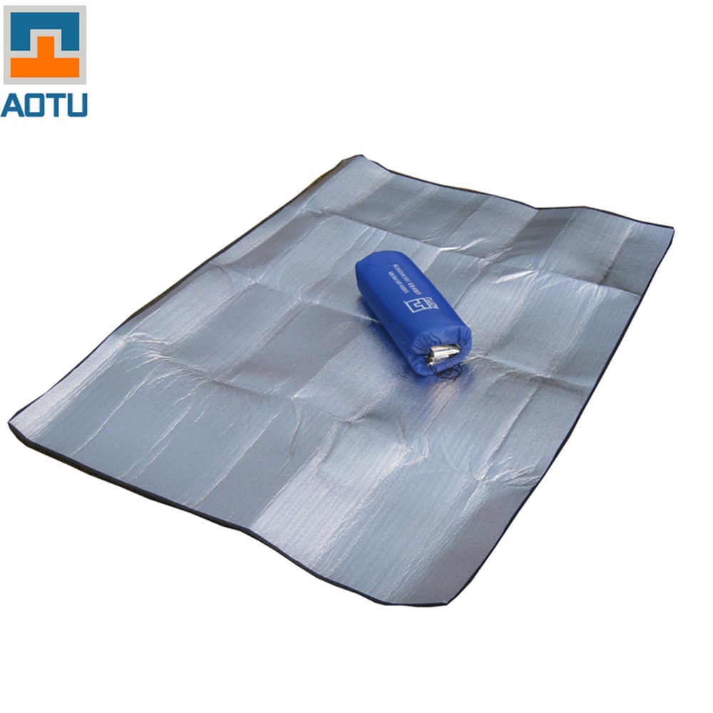 AOTU AT6218 Waterproof Dampproof Mat Pad Double Side Aluminum Film for Camping Picnic, Size: 200 x 150cm-1