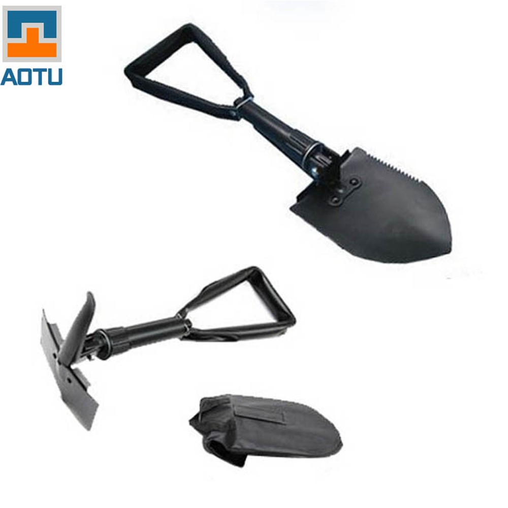 AOTU AT7571 Multi-functional Outdoor Folding Shovel Engineer Shovel for Camping Hiking-1