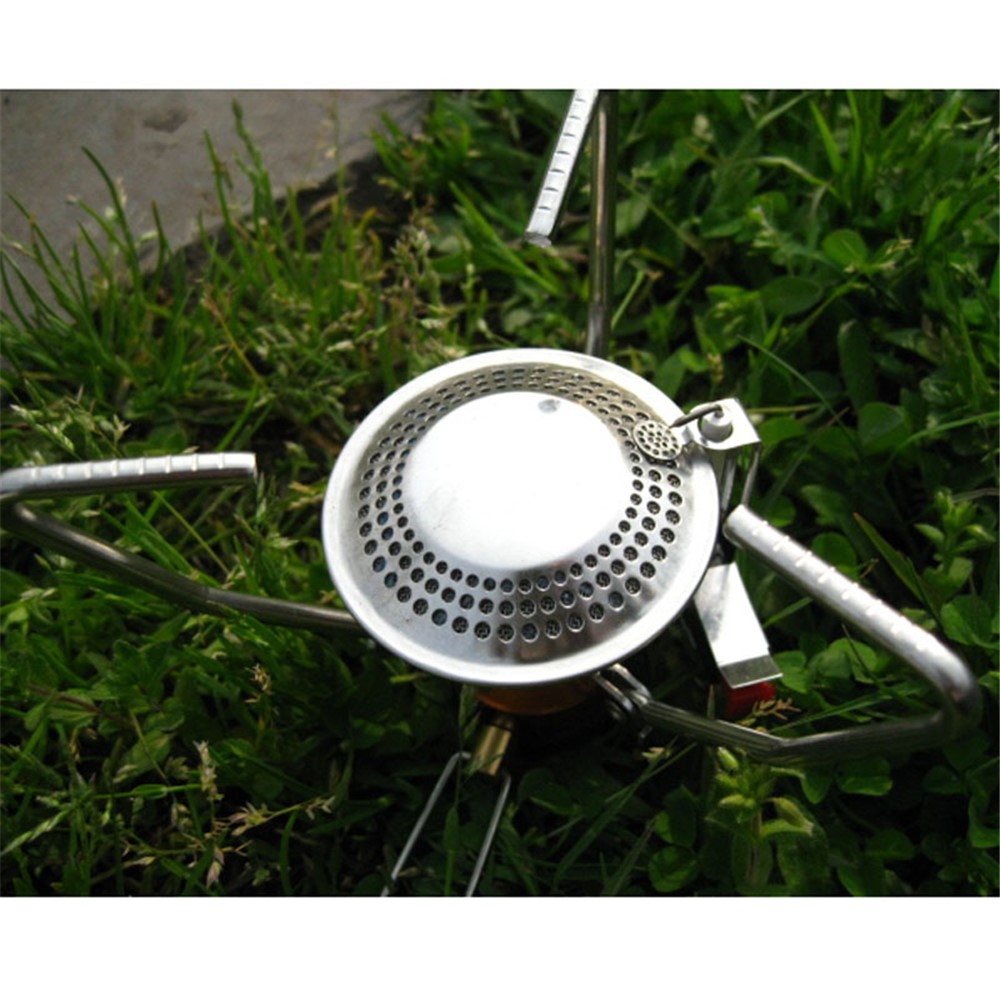 AOTU AT104 Portable Gas Stove Stainless Steel Picnic Furnace Cookware for Outdoor Camping Travel-2