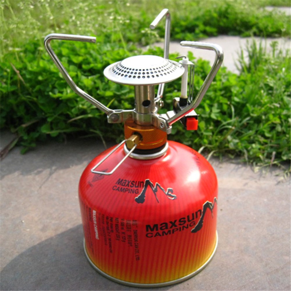 AOTU AT104 Portable Gas Stove Stainless Steel Picnic Furnace Cookware for Outdoor Camping Travel-4