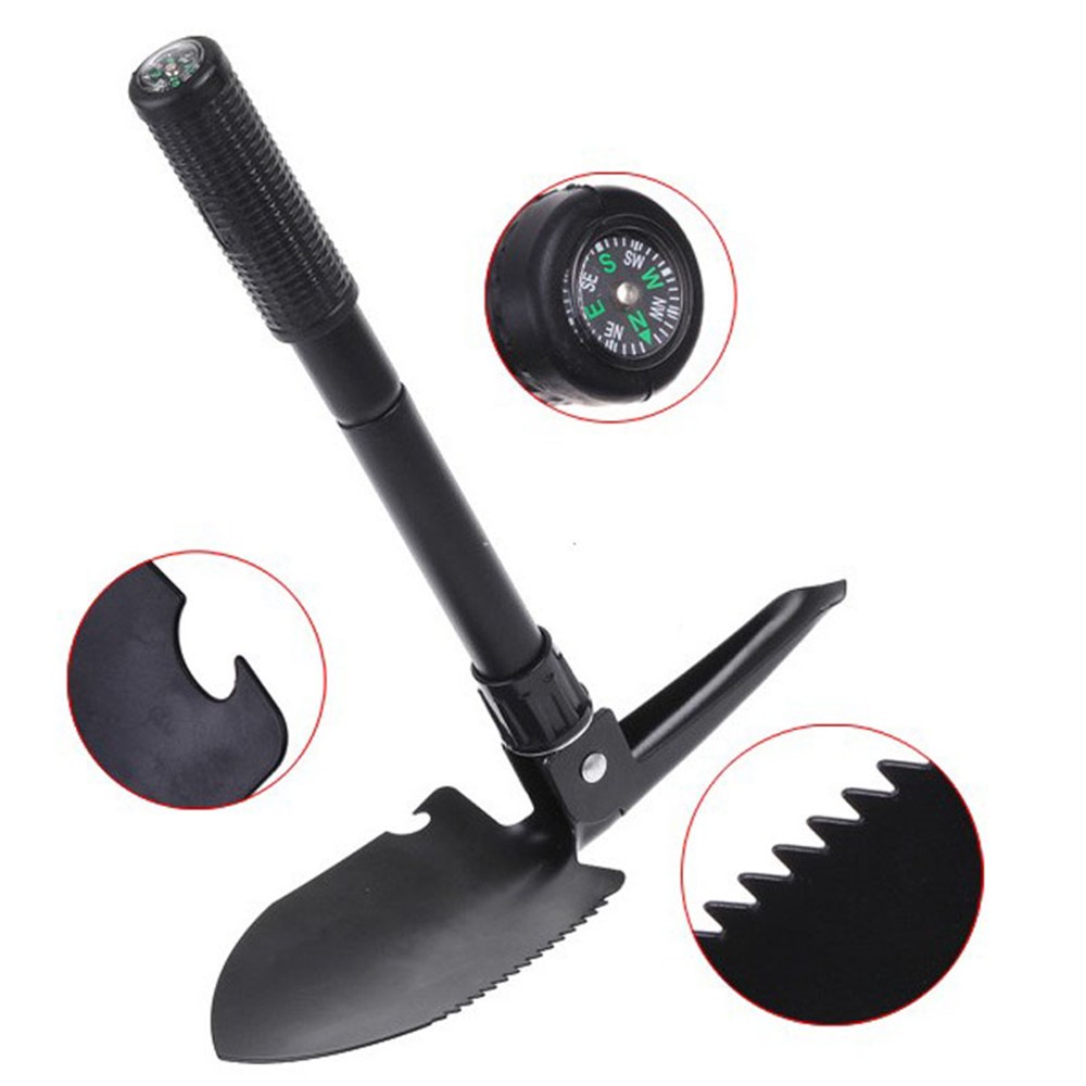 AOTU AT7573 Mini and Portable Multifunctional Outdoor Folding Shovel for Camping Hiking-2