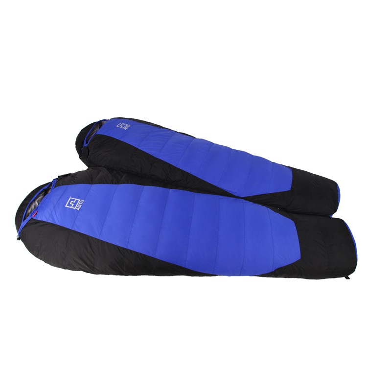 AOTU AT6105 Espessado Pato Para Baixo Saco De Dormir De Inverno Quente Splicing Espreguiçadeira Saco De Dormir - Aleatória-18
