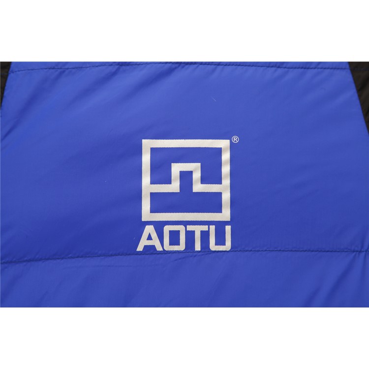 AOTU AT6105 Espessado Pato Para Baixo Saco De Dormir De Inverno Quente Splicing Espreguiçadeira Saco De Dormir - Aleatória-24