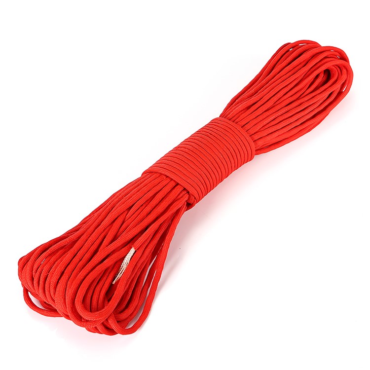 CTSmart 31M Tensile Strength Strong Camping Parachute Cord - Red-1