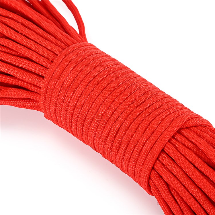 CTSmart 31M Tensile Strength Strong Camping Parachute Cord - Red-2
