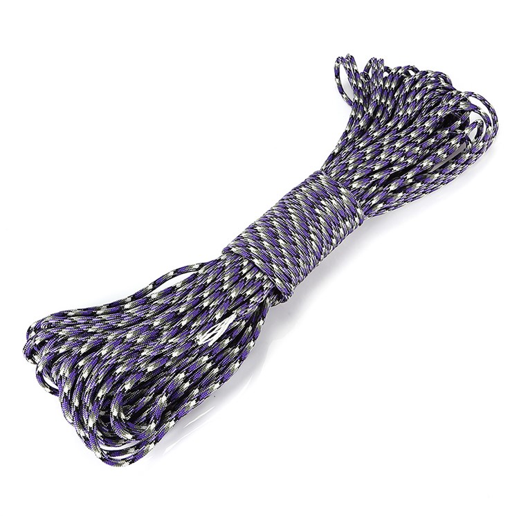 CTSmart 31M Tensile Strength Strong Camping Hiking Parachute Cord - Purple-1