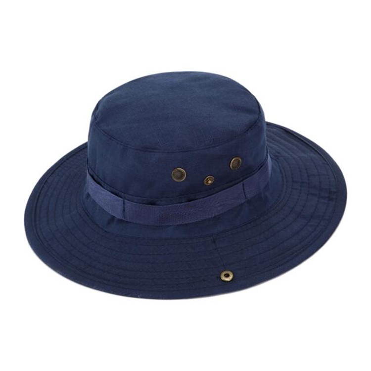 CTSMART Outdoor Camping Hiking Fishing Bucket Visor Cap for Men and Women - Blue-1
