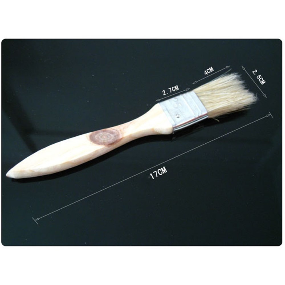 AOTU AT6337 Ergonomic BBQ / Grill Basting Bristles Brush with Wooden Handle-3