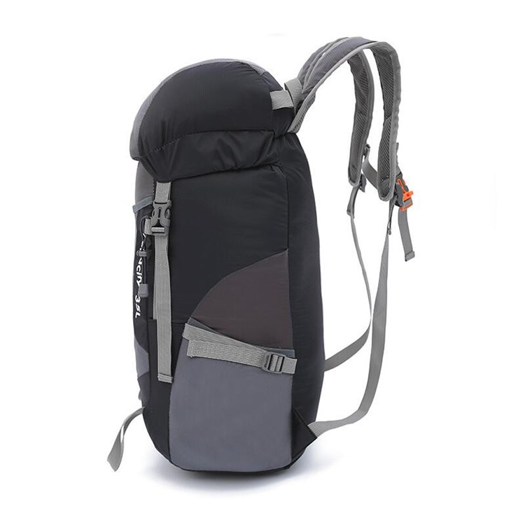 L36 Multi-functional Oxford Outdoor Lightweight Sports Hiking Riding Camping Climbing Folding Backpack - Black-3