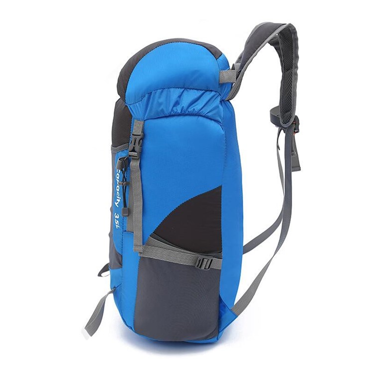 L36 Multi-functional Oxford Water Resistant Outdoor Lightweight Sports Climbing Shoulder Bag - Blue-3
