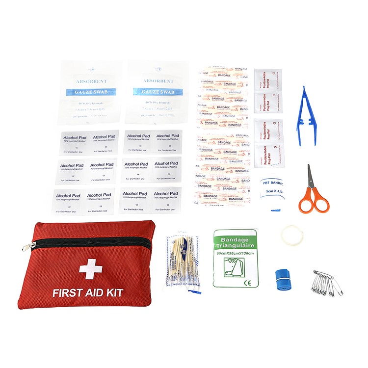2Pcs/Set 13-in-1 Medical Emergency Bag First Aid Kit Pack Travel Survival Treatment Rescue Pouch-4