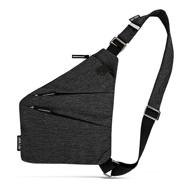 Multi-functional Outdoor Polyester 3L Zipper Sling Bag Satchel for Hiking Cycling, Travel-5