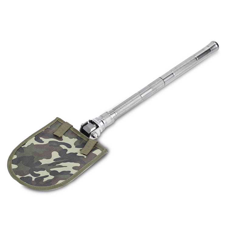 CTSMART JH-1 Multi-functional Tactical Entrenching Shovel Military Folding Shovel Survival Gear - Grey-9
