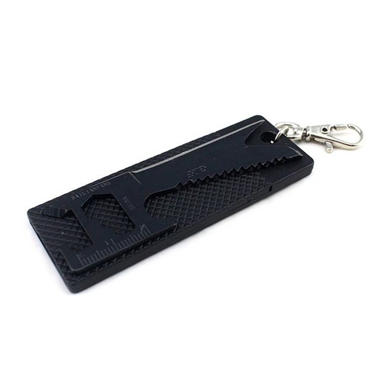 CTSMART 9-in-1 Flint Compass Knife Blanket Outdoor Whistle Survival Kit-6