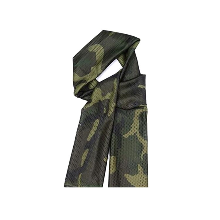 CTSMART Soft Lightweight Unique Camouflage Patterned Scarf Shawl Wrap - Army Green Camouflage-1