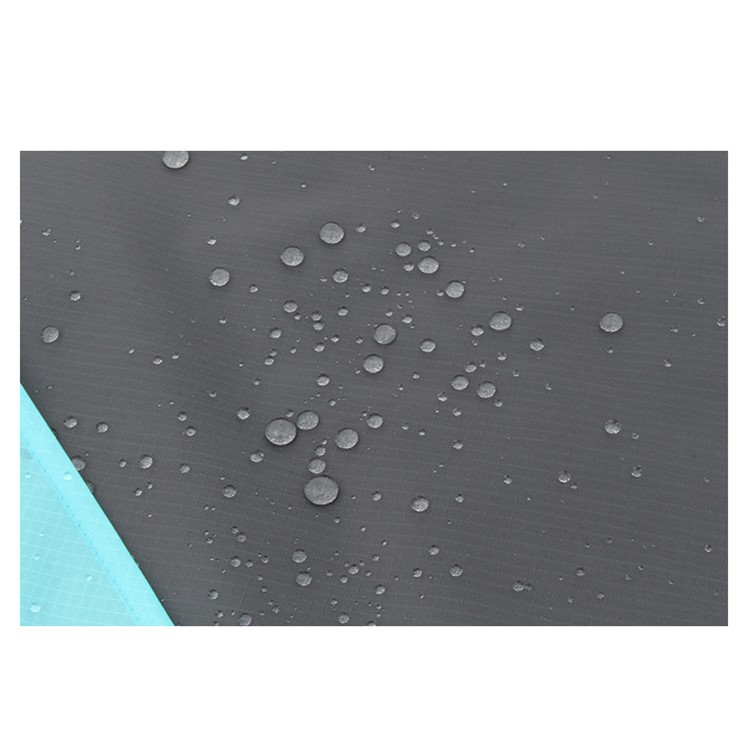Multi-functional Hiking Camping Mat Outdoor Picnic Pad Raincoat with Hood, Size: 140x140cm - Grey-6